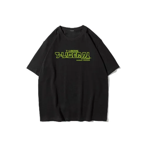 T liberal Короткий рукав T-рубашки Унисекс