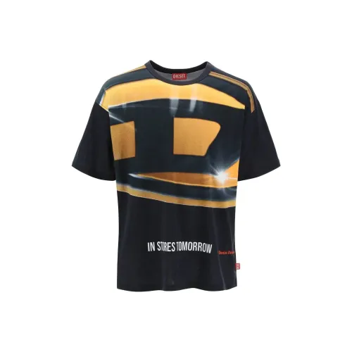 DIESEL Мужские черные T-рубашки
