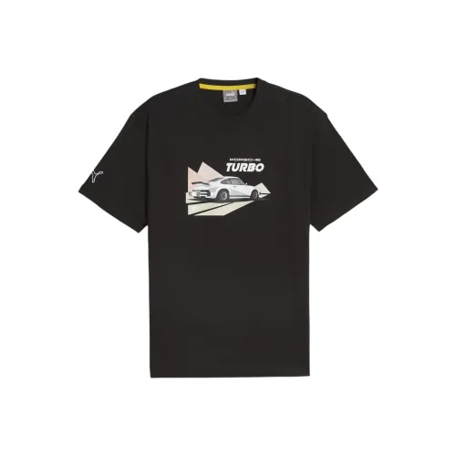 PUMA Porsche Legacy T Рубашка Мужская Черная