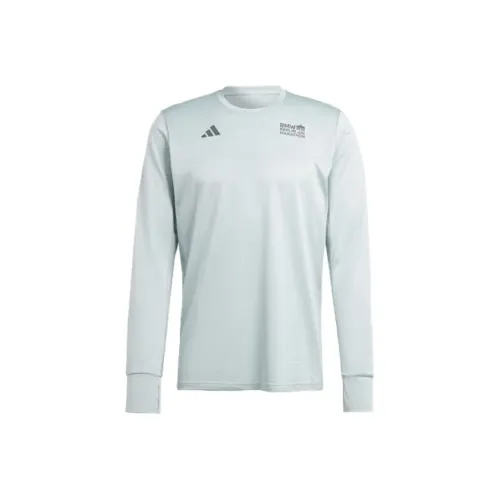 Adidas Marathon 20 Светло-Синие Серые Мужские T-Рубашки