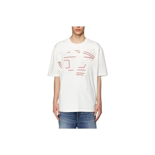 DIESEL Белая Мужская T-Рубашка