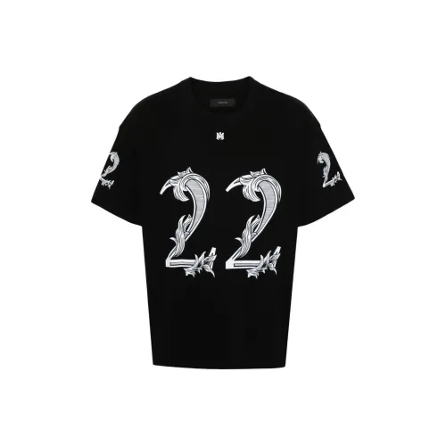 AMIRI Мужские черные футболки
