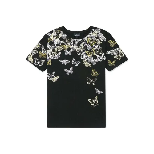 Just Cavalli T-Shirt Мужской Черный