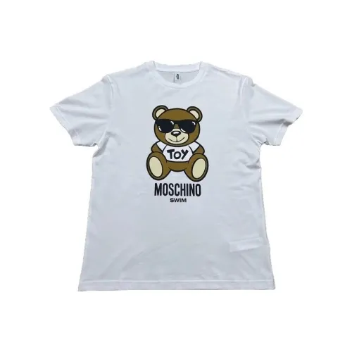 MOSCHINO Белая Унисекс Футболка