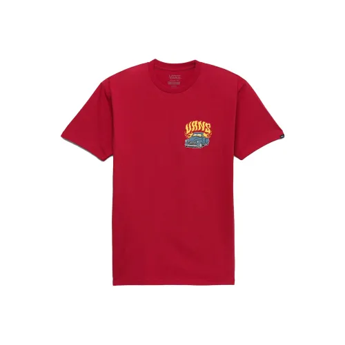 VANS RUNNING ON EMPTY Красная Унисекс Футболка