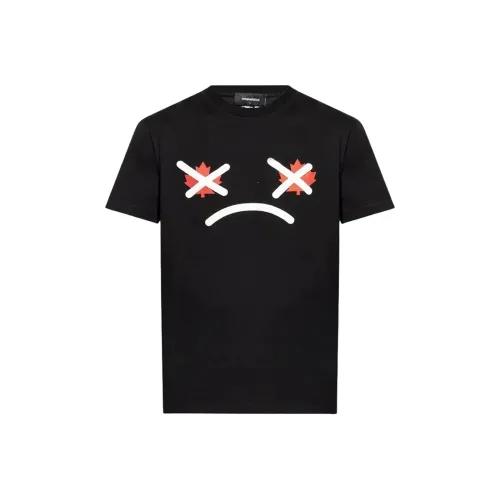 DSQUARED 2 Черные Мужские T-Рубашки