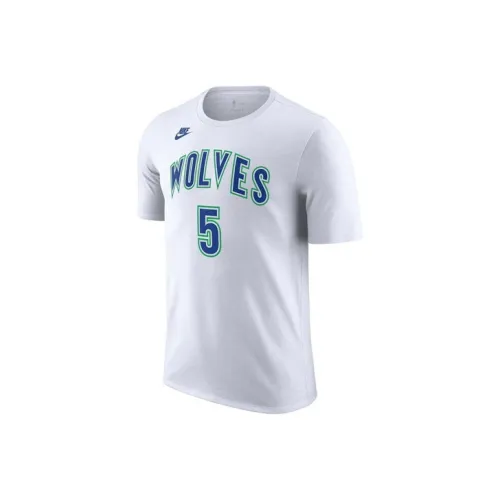 nike T-рубашка 23 24 Season Minnesota Timberwolves Эдвардс размер 5 мужской белый