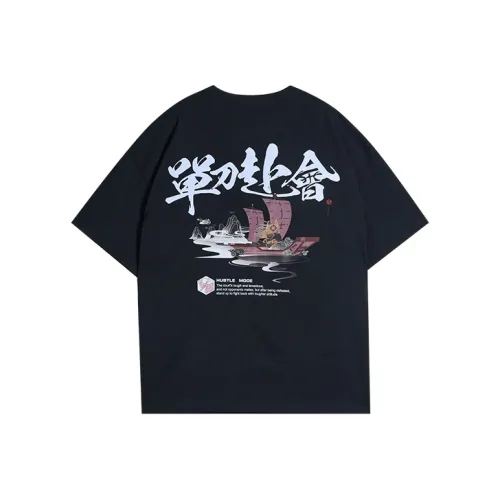 RIGORER Круглый вырез Короткий рукав T-рубашки Унисекс