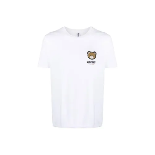 MOSCHINO Белая Мужская T-Рубашка