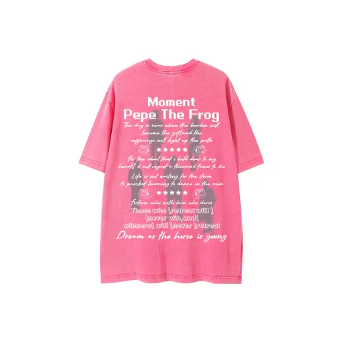 Pepe the Frog Короткий рукав T-рубашки Унисекс