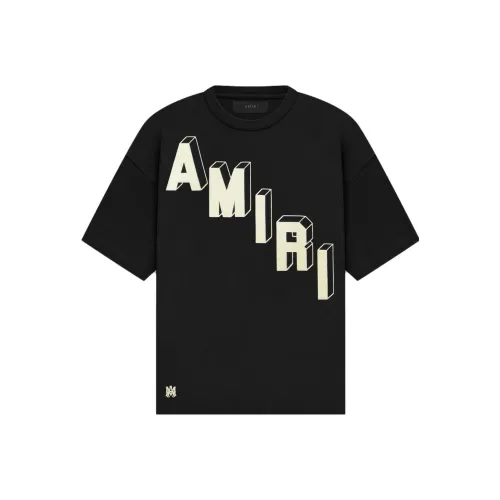 AMIRI Мужские черные футболки