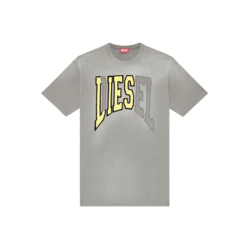 DIESEL Серый Мужской T-Рубашки