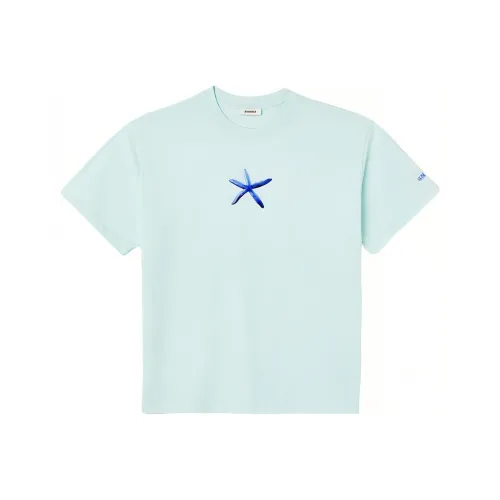 Sandro Синий Мужской T-Рубашки