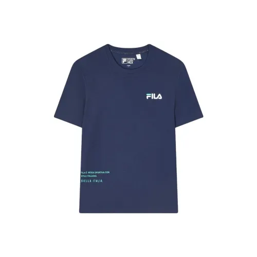 FILA T Рубашка Мужская Темный Корабельный Синий