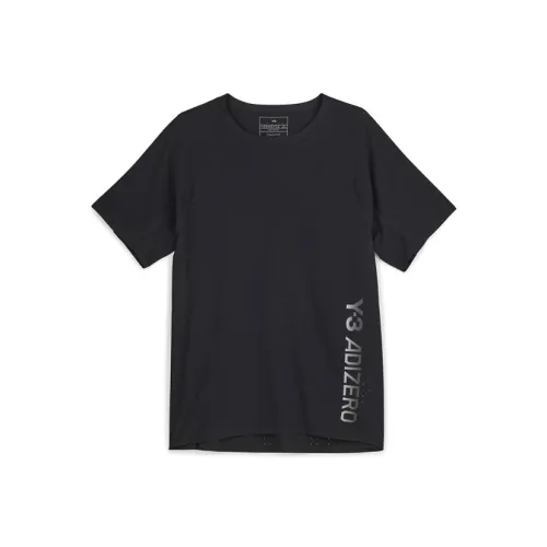 Y 3 Черные Мужские T-Рубашки