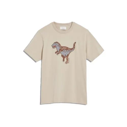 COACH Бежевый Мужской T-Рубашки