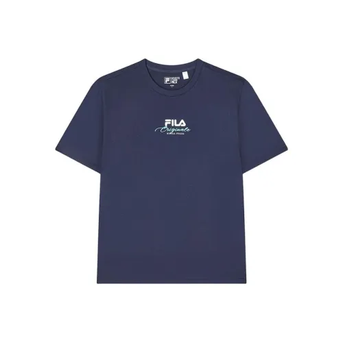 FILA T Рубашка Мужская Темный Корабельный Синий
