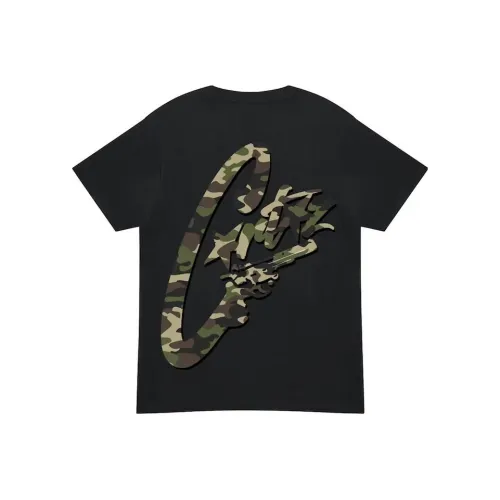 Corteiz Черные Мужские T-Рубашки