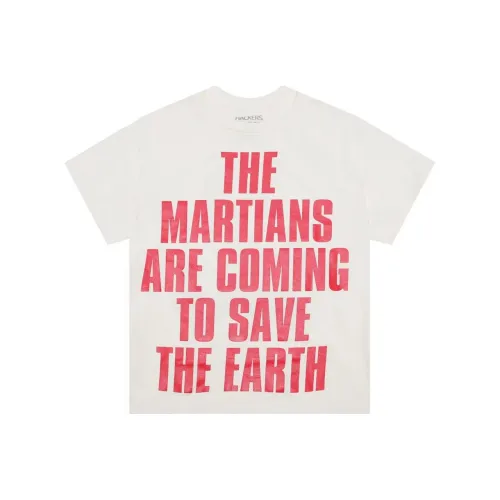 PLEASURES совместная брендированная Белая Мужская T-Рубашка