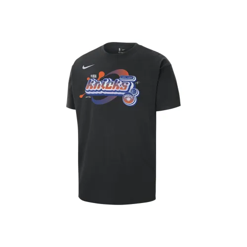 Nike New York Knicks Courtside T-Shirt Мужская Черная