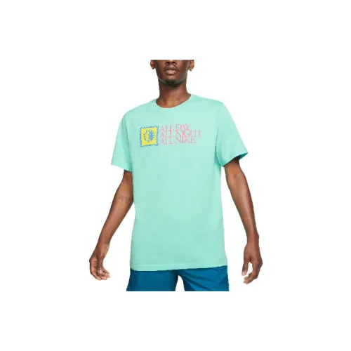 Nike Sportswear Тропический Зеленый Мужской T-Рубашки