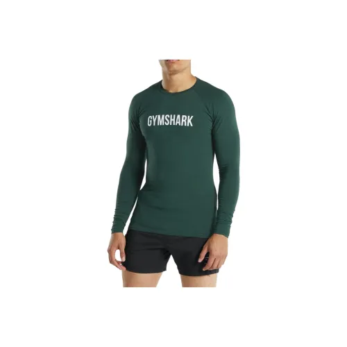 GYMSHARK T-Shirt Мужской Темно-зеленый