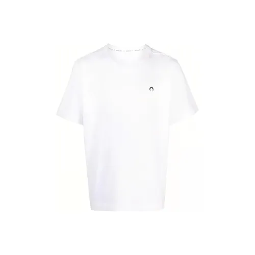 Marine Serre Белая Мужская T-Рубашка