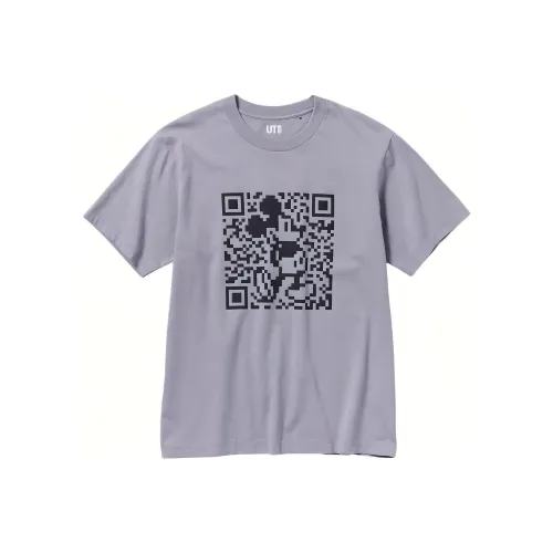 UNIQLO Серые Унисекс Футболки