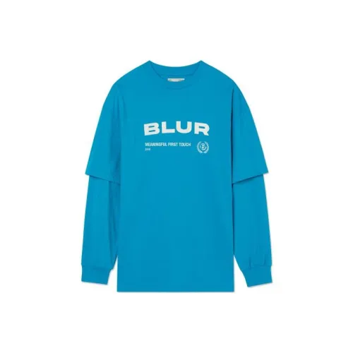 Blur 1,0 Синяя Унисекс Футболка
