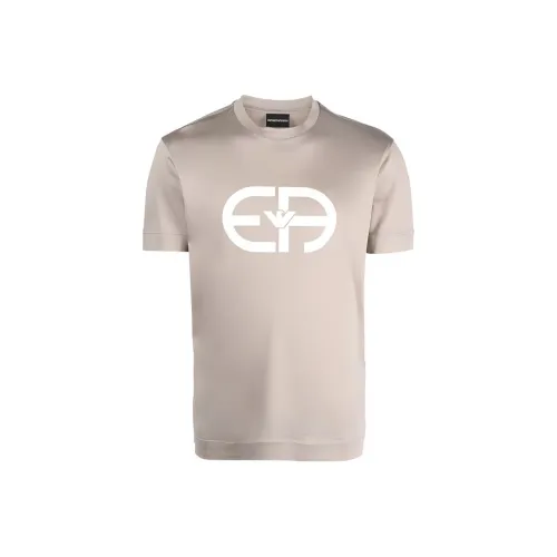 EMPORIO ARMANI SS23 T-Shirt Мужской Коричневый