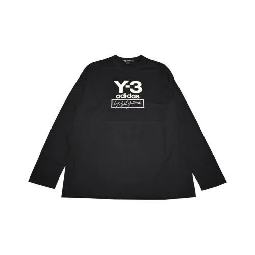 Y 3 Черные Мужские T-Рубашки