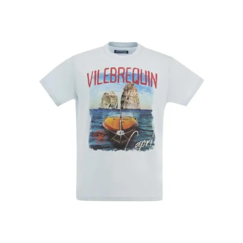 VILEBREQUIN Светло-синие мужские футболки T
