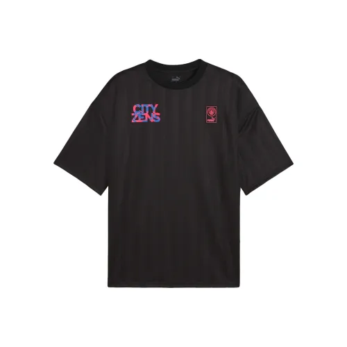 PUMA MCFC Ftblnrgy SS Джерси T Рубашка Мужской Черный