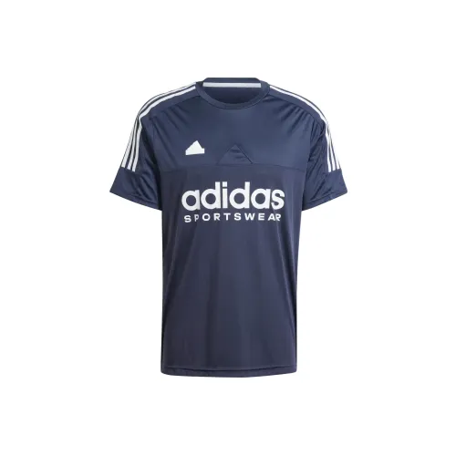 Adidas Темно-синие мужские футболки T-Shirt