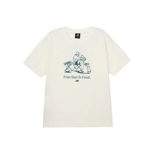 New Balance T-Shirt Мужской Белый