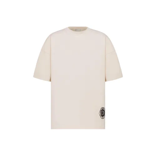 DIOR Экрю Мужская T-рубашка