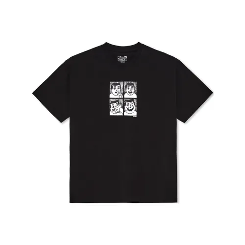 POLAR SKATE CO Черная унисекс футболка