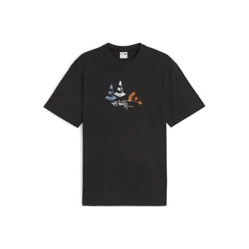 PUMA Downtown T-Shirt Унисекс Черный