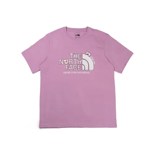 The North Face Сердце T-Shirt Унисекс Фиолетовый