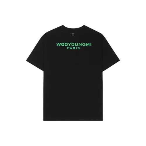 WOOYOUNGMI Мужские черные футболки