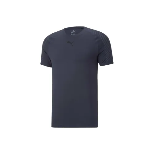 PUMA LIGA BASELAYER Морской Синий Мужская T-Рубашка