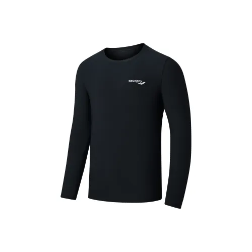 Saucony T-Shirt Мужская Глубокий Черный