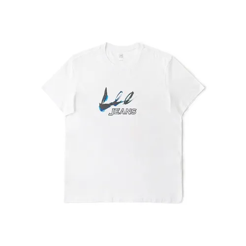 Lee совместный бренд модель Белый Мужская T-рубашка