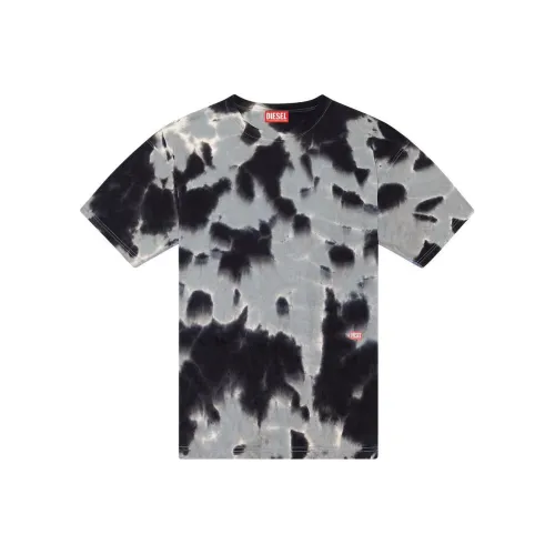 DIESEL T Рубашка Мужская Черная Серый