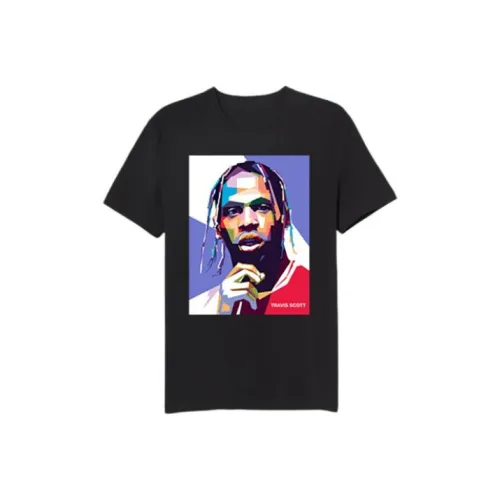 Travis Scott Черные Мужские T-Рубашки