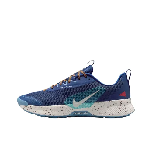 Nike Juniper Trail 3 Slip-Resistant Abrasion-Resistant Low-Top Trail Running Shoes Unisex Blue Найк Juniper Trail 3 противоскользящие устойчивые к истиранию низкие кеды для бега на трассе унисекс синий