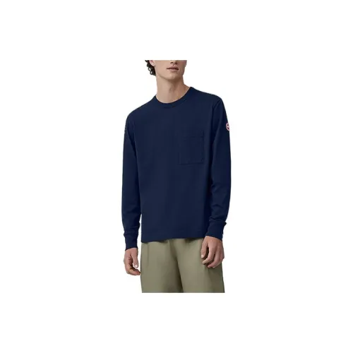 Canada Goose Gladstone Series Azure Ocean Blue Мужская T-Рубашка