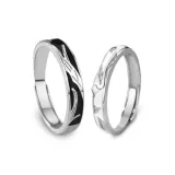 Синий эвкалиптовый и кольцо с птицей, 1 пара