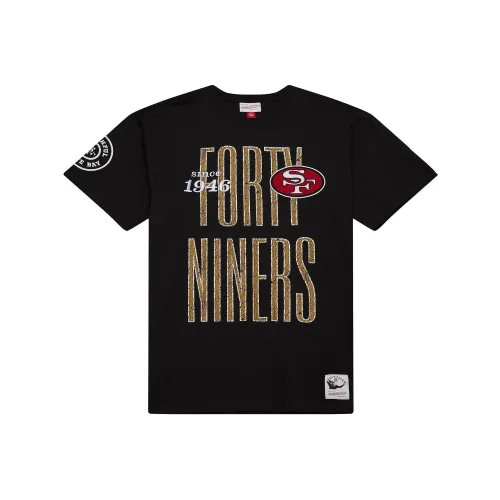 Mitchell Ness Черные Мужские Футболки