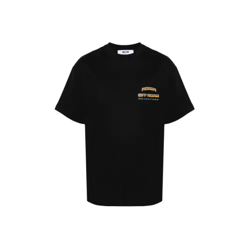 MSGM Черные Мужские T-Рубашки